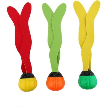 3pcs Jouets de Plongée Natation Jouets de Plongée sous-Marine Usine Forme Jouets de Plongée Accessoires de Piscine Formation Amusement