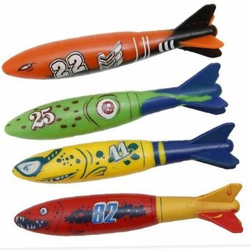 4pcs WAHAISON Plongée Piscine Toys - Ensemble de Plongée pour Baignade, Piscine Sous-marine, Jeux de Plongée, Cadeau pour Enfants