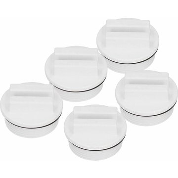 Tanabata - 5 pièces Bouchon d'hivernage Bouchon de Retour de Piscine 1.5 Pouces Bouchons de Tuyau de Piscine fileté Piscine Spa Retour Ligne de