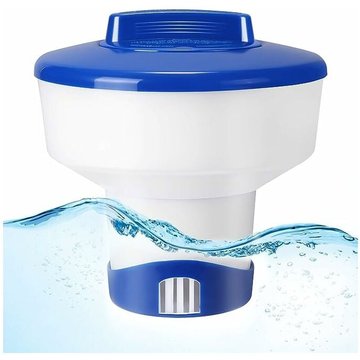 5 Pouces Distributeur Flottant pour Piscine, Diffuseur de Chlore, Diffuseur Flottant Piscine Tablette Chlore Piscine Diffuseur Flotteur Chimique