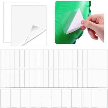 Heguyey - 50 Pièces Kit de Patch de Réparation Gonflable tpu Patchs de Réparation Auto-Adhésifs Patch de Réparation Piscine Forme Carrée 7 x 7 cm