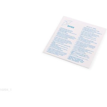 Patch de réparation 6cmx6cm pour piscine Intex