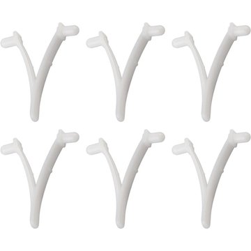 SJLERST - 6 Pièces Clip Papillon pour Accessoires de Piscine, Brosse de Spa, Râteau à Feuilles, Filet Ramasse-Feuilles, Tête d'Aspirateur Piscine