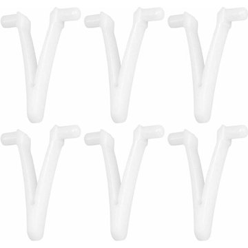 6pcs Blue Dream Piscine d'approvisionnement Papillon V-Clip pour Piscine Spa Brosse, Râteau à feuilles, Skimmer de feuilles, Tête d'aspirateur pour Nettoyage de Piscine