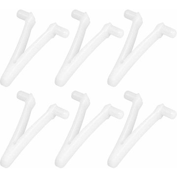 Tanabata - 6PCS Piscine v Clip Spa Brosse Balai à Feuilles Skimmer Accessoires Pole pour Piscine Nettoyage