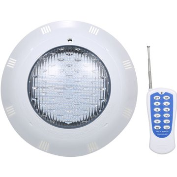 Asupermall - AC12V 45W led rgb Piscine Lumières 7 Changement de Couleur Lampe Sous-Marine IP68 Étanche Piscine Lumière avec Télécommande,Blanc