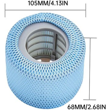 Llove - Accessoires de Spa de Bulle de Piscine de crépine de Couverture de Filet de Protection pour Bains à remous, 2 pièces