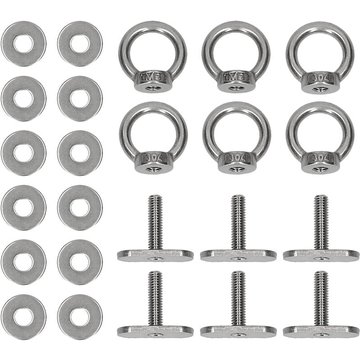 Adaptateur De Rail De Voie D'Oeillet De Fixation De Rail De Kayak Pour Kayaks De Peche