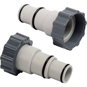 Adaptateur de tuyau de piscine KINARITO, 2PCS Adaptateur Piscine A, avec filetage intérieur à visser, diamètre 32/38 mm