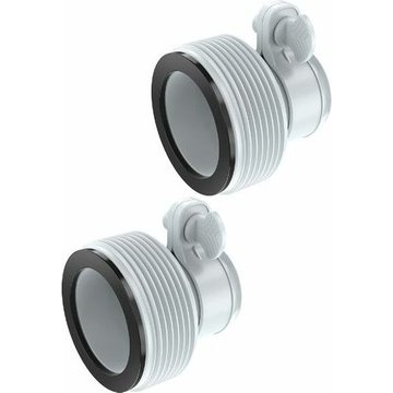 Adaptateur de Tuyau de Type B pour Pompes, Paquet de 2, adaptateur de tuyau de piscine pour raccords de 1,5 et 1,25
