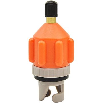 Adaptateur de valve de gonflage pour kayak et planche de surf Orange Gris Jardin piscine - orange gris 2PCS