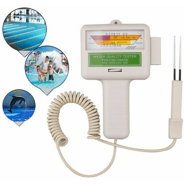 Bares - Analyse de l'eau de piscine- Testeur électronique Chlore et pH pour piscine - Compteur qualité de l'eau-