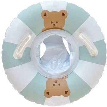 Anneau de bain gonflable LEISEI pour enfants avec poignée de maintien, bouée pour bébé, anneau de bain pour enfants, siège de piscine pour bébé