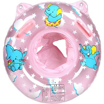 Anneau de bain pour bébé avec siège de bain pour tout-petit (style 1, rose)
