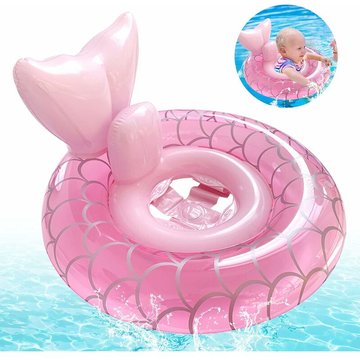 Anneau de bain pour bébé Jolie sirène LEISEI, anneau de piscine pour bébé