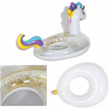 Anneau de natation flottant HANBING - Licorne gonflable pour piscine, jouets d'eau de bouée d'été pour adultes et