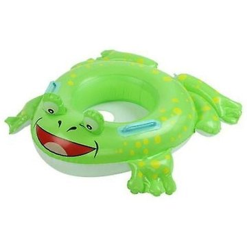 Heguyey - Anneau de natation gonflable, anneau de flotteur pour enfant, jouet mignon pour bébé crocodile avec accoudoir