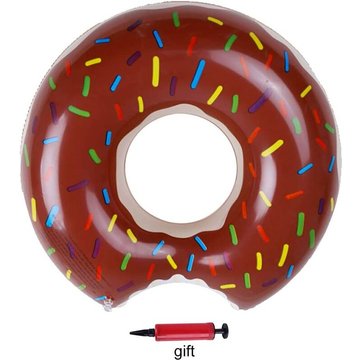 Anneau de Natation Gonflable Donut XINUY Bouée Gonflable pour Piscine Forme de Donut Anneau Flottant Matelas Pneumatique Grand Jouet de Plage
