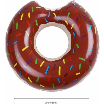 Anneau de Natation Gonflable Donut LEISEI - Bouée Donuts pour Piscine - Forme de Donut Anneau Flottant - Matelas Pneumatique Grand Jouet de Plage
