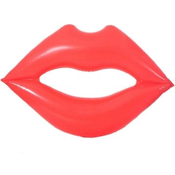 FVBJD - Anneau de Natation Gonflable en Caoutchouc Flottant Bouée de Sauvetage Gonflable Lèvres Rouges Anneau de Piscine en Forme de Lèvre pour les Piscines