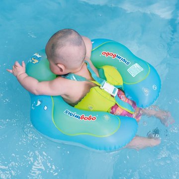 Bearsu - Anneau de natation gonflable pour bébé - Aide bébé à apprendre à nager avec pompe pour enfants de 3 à 36 mois (style l)