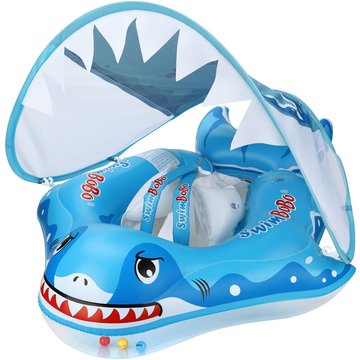 Anneau de natation pour bébé Anneau de natation Anneau pour les aisselles Écran solaire Requin transfrontalier,L