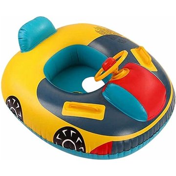 LEISEI - Anneau de Natation pour Bébé Piscine Bateau Gonflable pour Enfants Siège Bébé Entraînement de Natation pour Enfants Volant Jouets de Natation