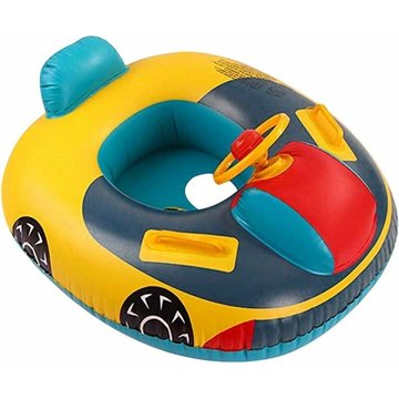 Anneau de Natation WAHAISON pour Bébé, Bateau Gonflable pour Enfants, Siège Bébé, Entraînement de Natation pour Enfants, Volant, Jouets de Piscine pour Enfants