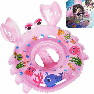 Anneau de Natation ERSANDY pour bébé, Bouée pour Bébé, Siège Piscine Crabe, Bouée Bébé Piscine, Bouée Gonflable, Jouets de Piscine Cadeau, Convient