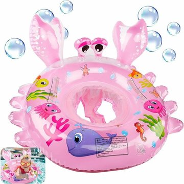 Enlenk - Anneau de Natation pour bébé Crabe Bébé Siège Piscine Bouée Bébé Piscine Flotteur Piscine Gonflable pour Bébé Siège De Piscine Anneau Bain