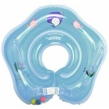 Monly - Anneau de natation pour bebe gonflable bebe nourrisson bambin bain douche cou anneau collier jouets flotteur anneau de securite aides de
