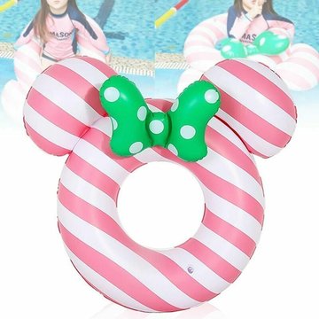 HANBING Anneau de Natation pour Bébé, Mickey Minnie Siège de Piscine Gonflable Anneau de Natation Flottante, Bouée Siège Gonflable Piscine