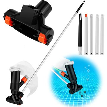 Macaron - Aspirateur Piscine Hors Sol, Aspirateur Piscine Manuel Alimentée par Un Tuyau d'arrosage Aspirateur de Piscine Portable