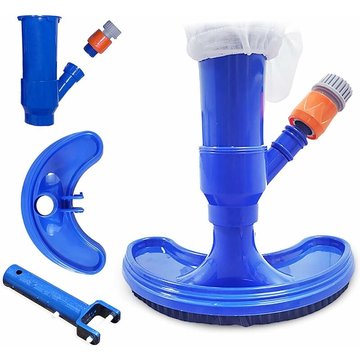 Tanabata - Aspirateur Piscine Tête avec Clip Poignée Cordon Sac Piscine Flexible De Nettoyage Pulvérisation Brosse Piscine Surface Outils