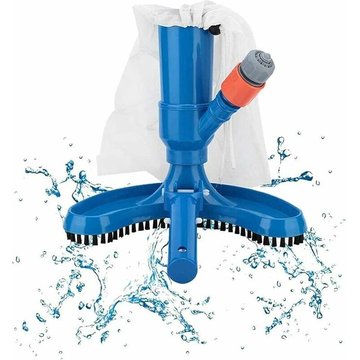 Aspirateurs manuels pour piscine Aspirateur Piscine, Nettoyeur de tête d'aspirateur de Piscine de Brosse de Vide Jet avec Brosse et Raccord De Tuyau,
