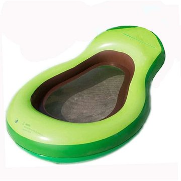 Avocado Floating Pool Hamac Lit flottant Hamac Gonflable Eau Float Piscine Float Hamac, Hamac de piscine d'été pour adultes et enfants (av