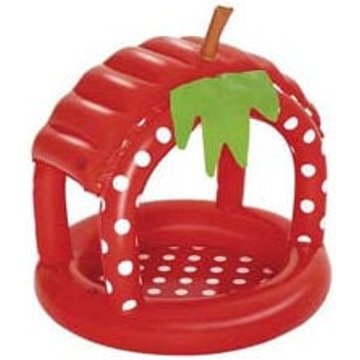 Bestway - Piscine gonflable Baby Strawberry avec un toit Very Berry 52387