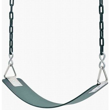 Balançoire pour enfants Eva Board Single Indoor Balançoire extérieure avec pièce de fer triangulaire nickelée avec chaîne Balançoire pour enfants