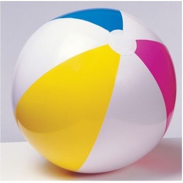 Intex Piscine - Ballon de plage multicolore en vinyle 61 cm 59030NP