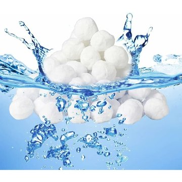 Abcrital - Balles Filtrantes, 700G Boules De Filtre De Piscine, Peut Remplacer 25 Kg Sable Filtrant Sable De Quartz, Convient à Divers Systèmes De