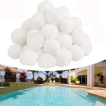 Fvbjd - Balles Filtrantes, Boules de Filtre de Piscine 500g, Alternative pour 18kg de Sable filtrant, Filtre pour Piscine, Adaptent à Tous Les