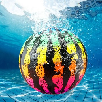 Ballon de plage TUMALAGIA Melon, pastèque, gonflables pour piscine, jouet extérieur pour adultes et enfants, jeux en plein air