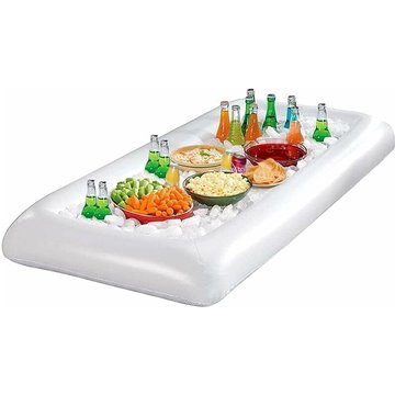 Bar de Piscine Flottant WAHAISON, Refroidisseur de Boisson Gonflable, Plage d'été, Piscine Cool et Amusante, pour Garder La Nourriture et Les Boissons Fraîches