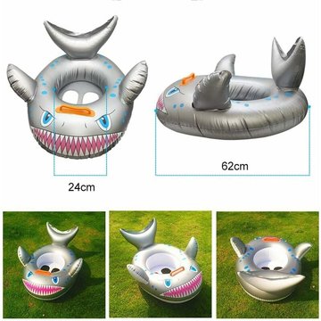 Bébé bouée siège gonflable KINARITO pour enfants, bouée de piscine, siège de piscine requin gonflable, aides à la natation et accessoires