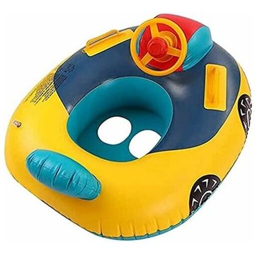 Bébé Piscine WAHAISON avec Volant Bateau Gonflable Bébé Siège de Piscine Bague de Natation Flottante pour Bébé Flotteur de Piscine de Bébé Siège de Bain