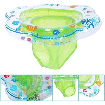 Bébé Flotteur Natation Anneau de Bain Bébé Bouée Siège Gonflable Jouet de Piscine (vert)