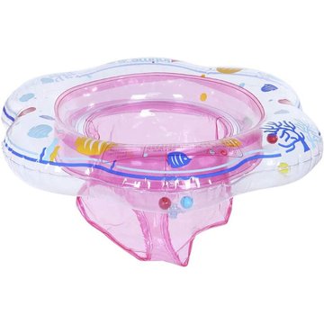Bébé Flotteur LEISEI Natation Anneau de Bain Bébé Bouée Siège Gonflable Jouet de Piscine (Rose)