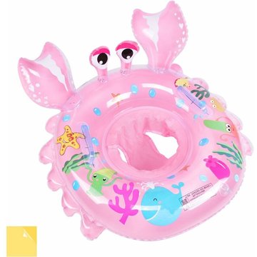 WAHAISON Bébé Siège de Piscine avec kit de Patch, Anneau de Natation Enfant, Bague de Natation Flottante, Bouée Siège Gonflable pour Bébé pour 6 Mois-3 Ans