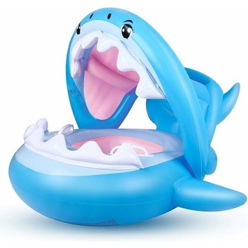 Bébé Siège De Piscine Requin Bague De Natation Flottante, Bouée Piscine Gonflable pour Enfants Guazhuni