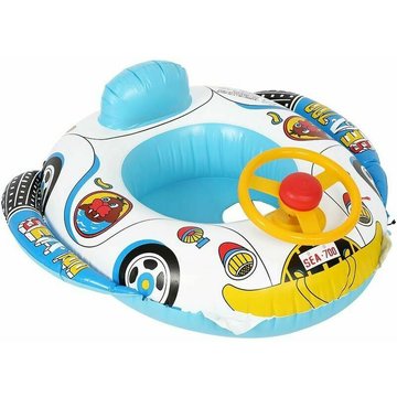 AYYQH - Bébé anneau de bain piscine nager bateau eau jouet gonflable PVC anneau de siège de bain